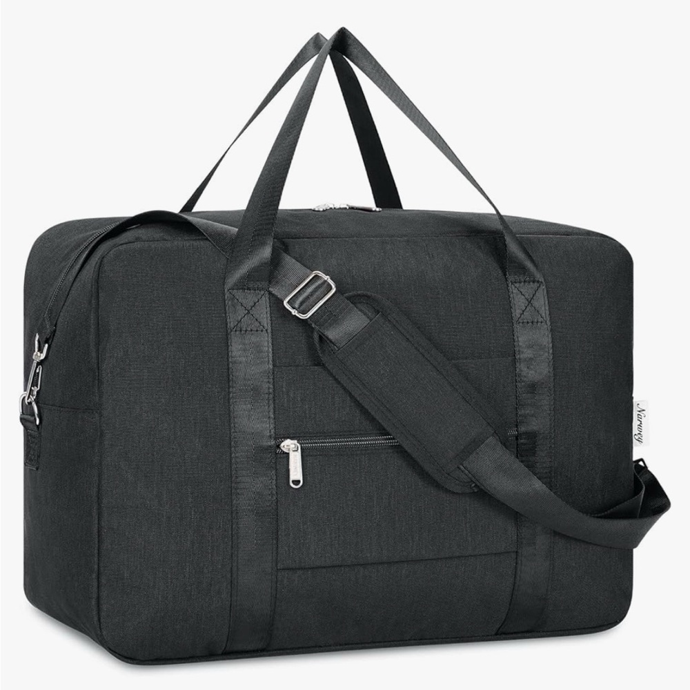 Black Men's Travel Duffel Bag